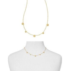 NWT Kendra Scott Hazel 19 inch Necklace with Floral Accents